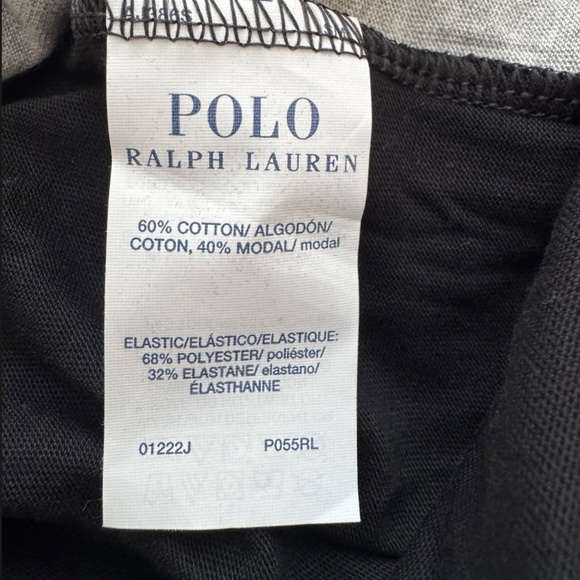 Polo Ralph Lauren Supreme Comfort Sleep Jogger Pants Men's M Black NEW NWT - Picture 5 of 6